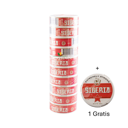 Siberia Rot -80 Degrees 13g – Arctic Snus, extra starker Mentholsnus
