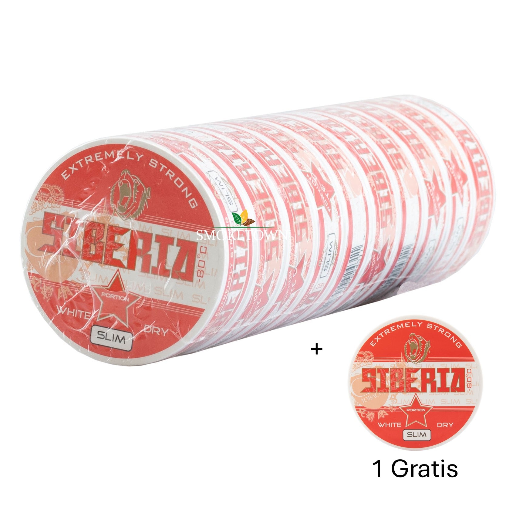Siberia Rot Slim -80 Degrees – GN Tobacco Siberia, Hersteller Siberia Snus