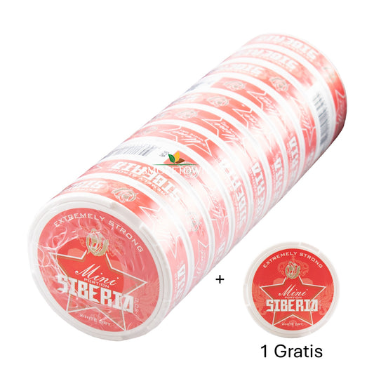 Siberia Rot Mini -80 Degrees - 9g – diskreter Snus, extrem starker Snus Mini