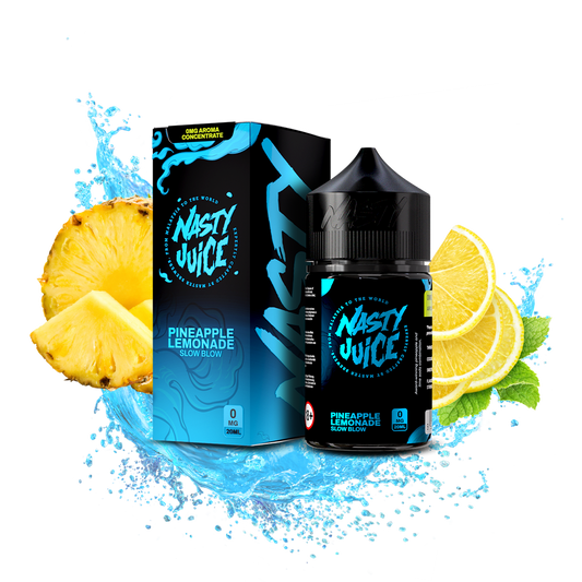 Nasty Juice Aroma - Slow Blow – Ananas Limonade E-Zigarette, Ananas Limonade Liquid