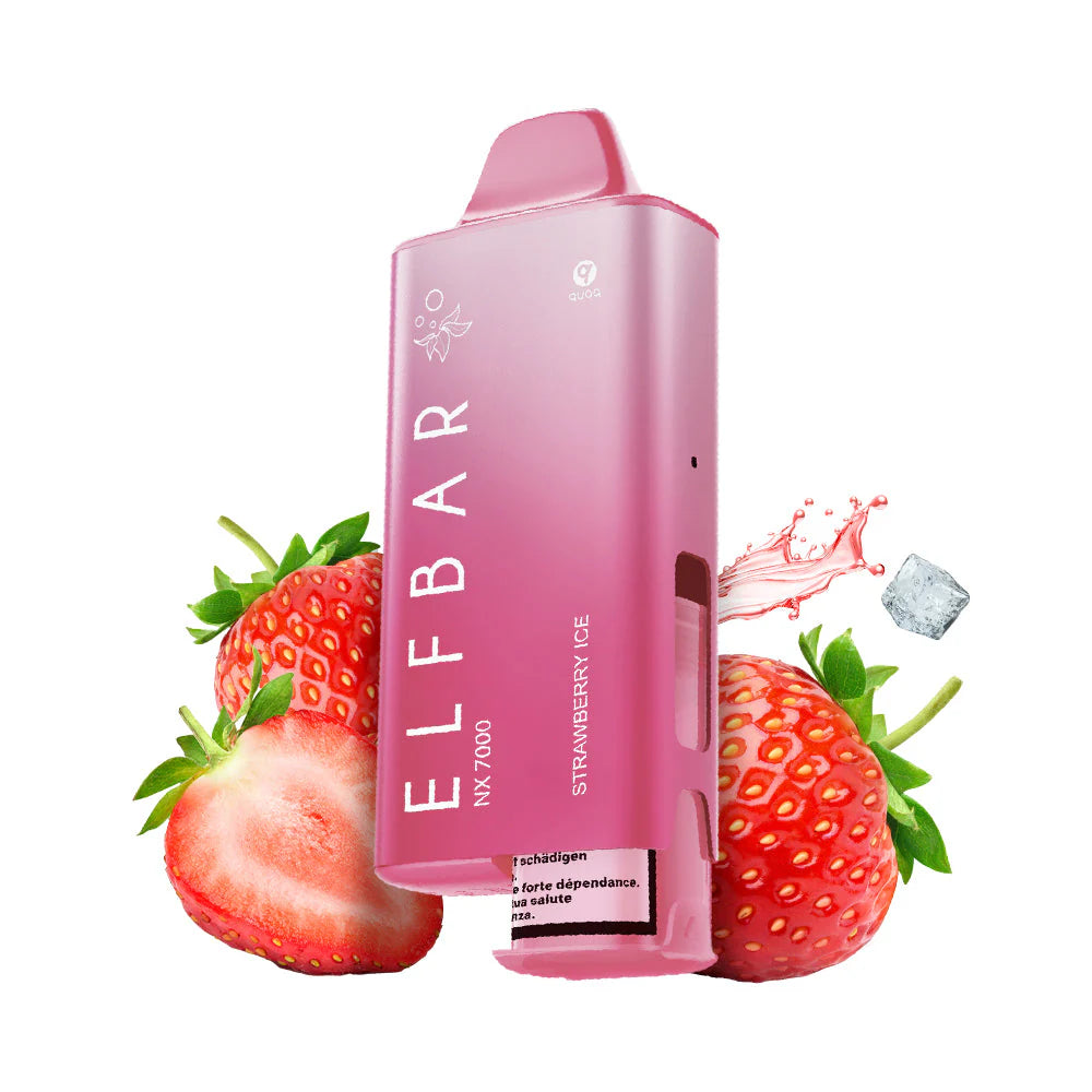 ELFBAR NX7000 Vape Kit Strawberry Ice
