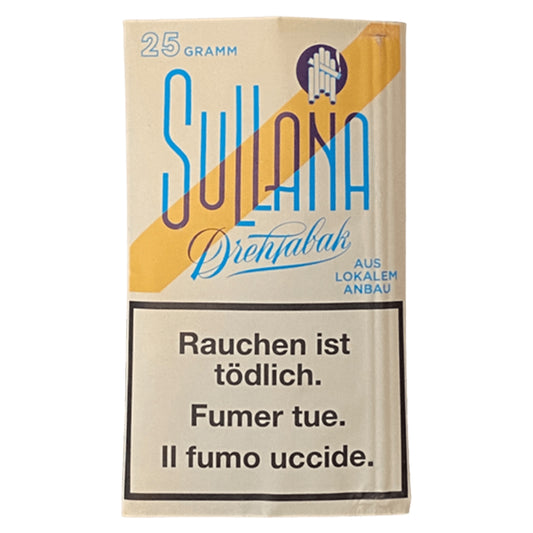 Sullana Mild Drehtabak 25g – Drehtabak ohne Zusatzstoffe, Drehtabak Smoketown