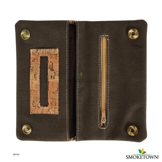 Tabakbeutel Kork - Braun – Kork Etui für Tabak, Kork Etui für Zigaretten