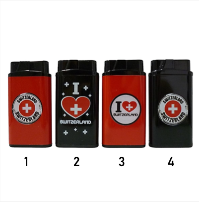 V-Fire Metal Piezo Swiss 4 Dekore – Feuerzeug