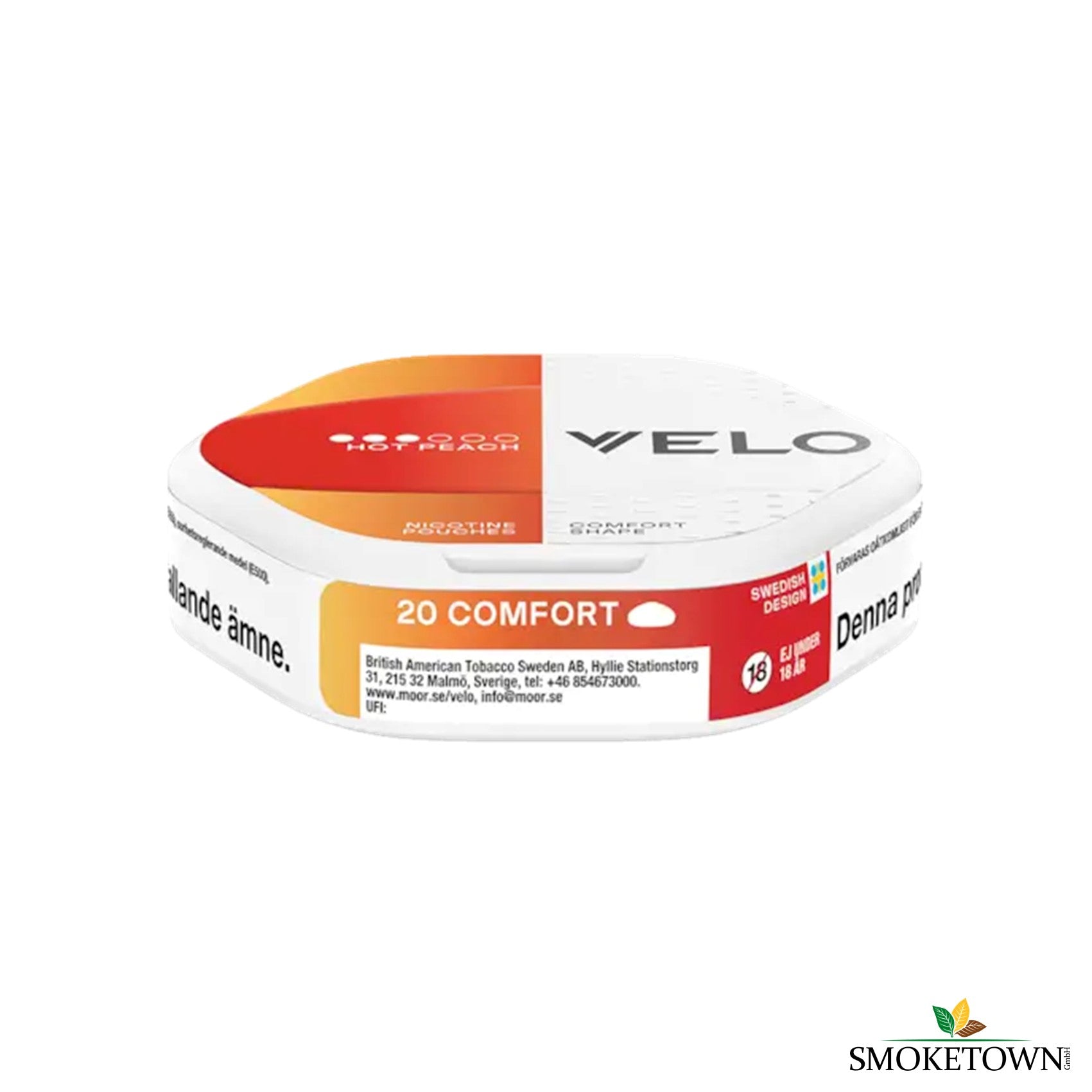 VELO Shift Hot Peach – fruchtige Nikotinbeutel, geruchlose Nikotinbeutel