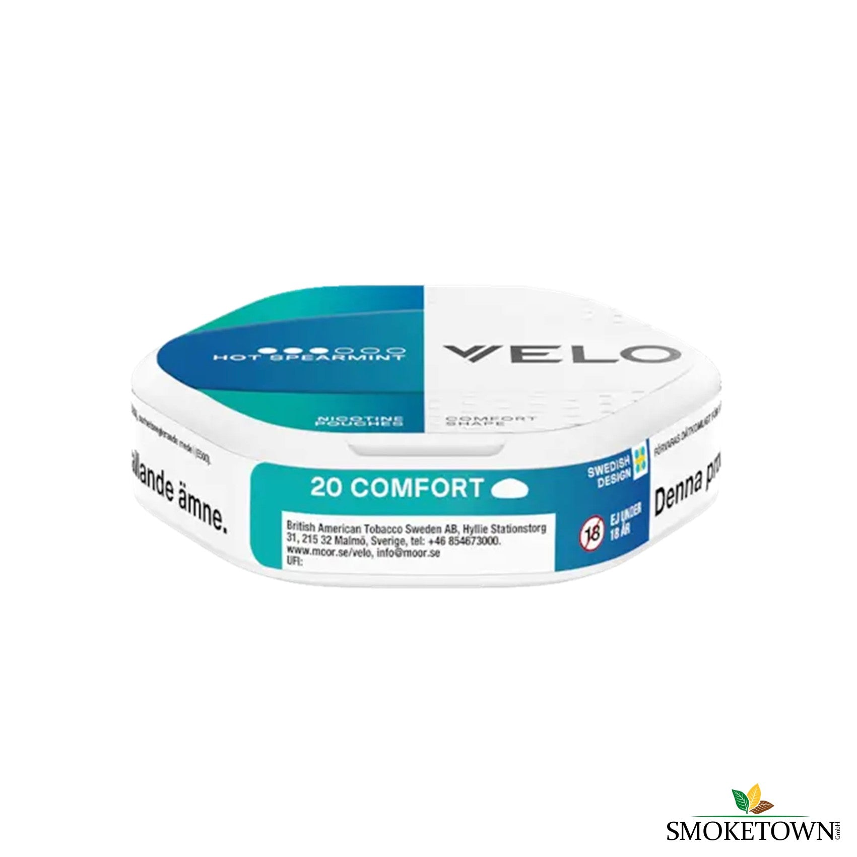 VELO Shift Hot Spearmint – geruchlose Nikotinbeutel, Minz Nikotinbeutel