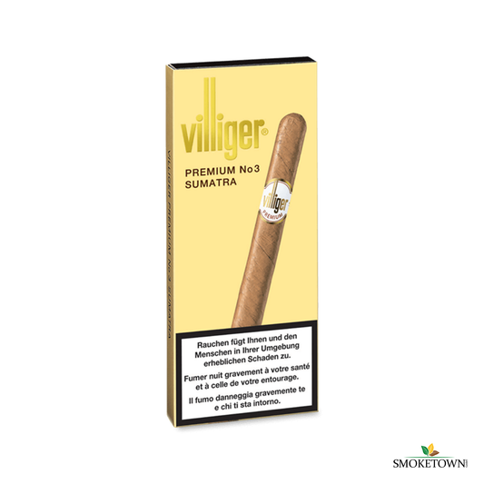 VILLIGER PREMIUM No 3 Sumatra – ecuador Sumatra Deckblatt, ecuadorianisches Deckblatt