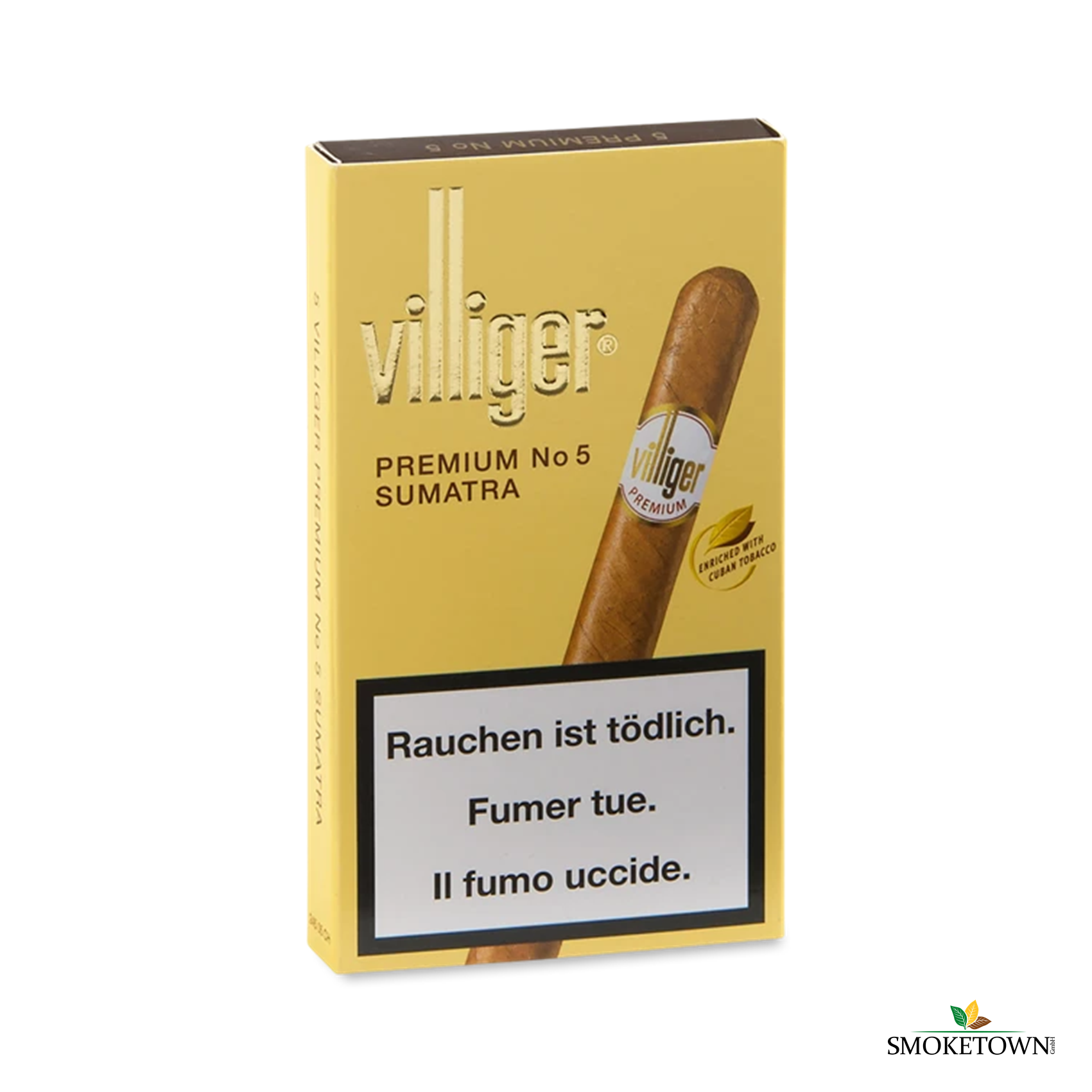 Villiger Premium Sumatra 5 – brasilianischer Tabak, hochwertiger Zigarrengenuss