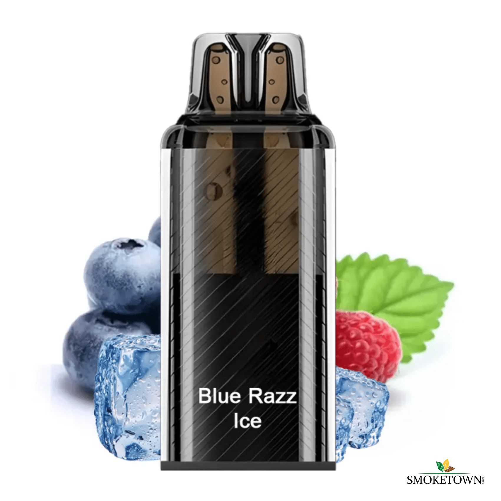 VOZOL VISTA PLUG Pod - Blue Razz Ice – 10.000 Züge Vape-Kartusche, Blaubeeren Himbeeren Geschmack Vape