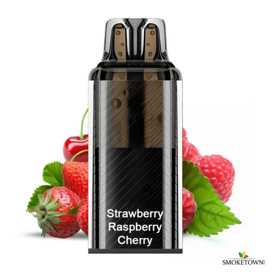 VOZOL VISTA PLUG Pod - Strawberry Raspberry Cherry – 10.000 Züge Vape-Kartusche, fruchtige Explosion Vape