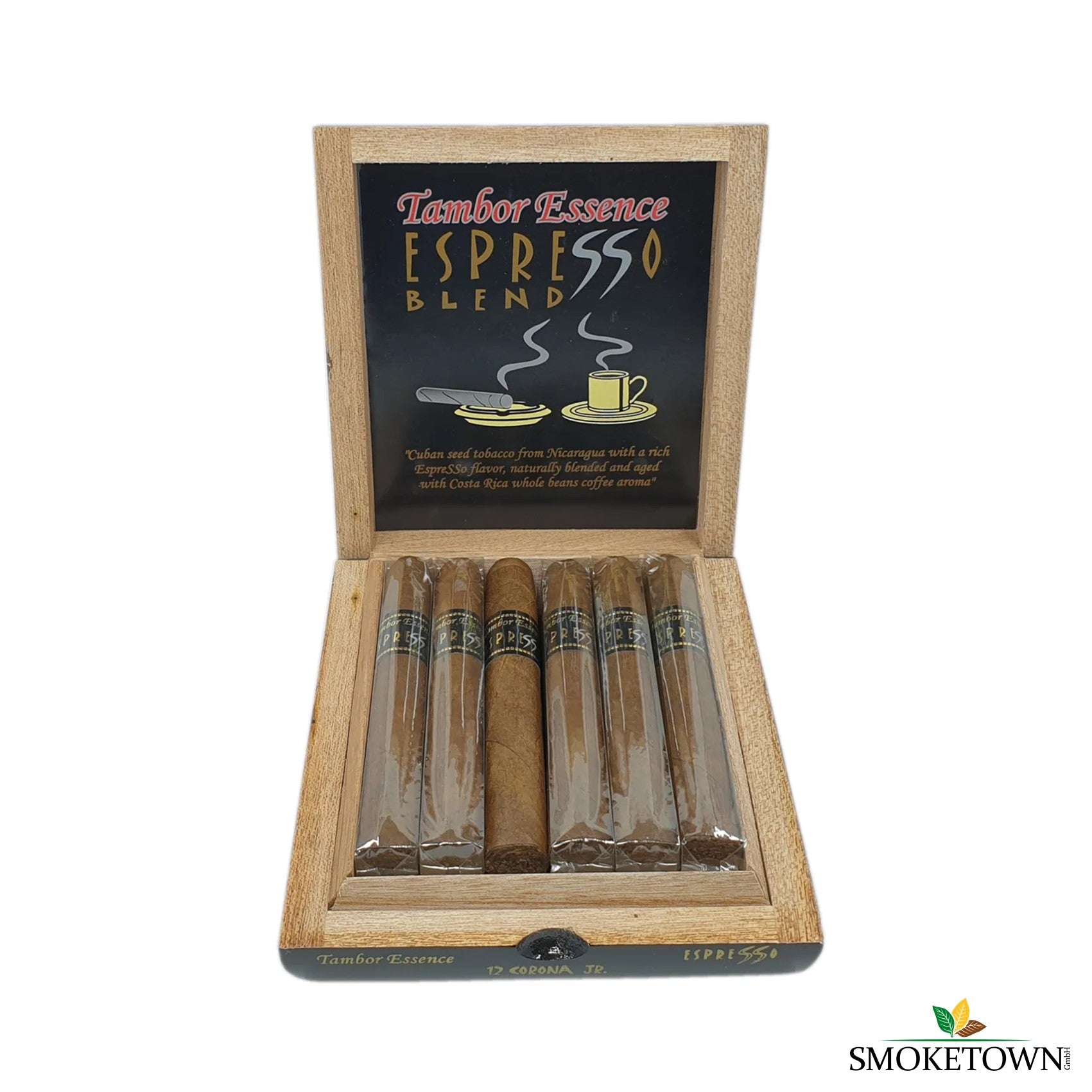 VC Tambor Essence - Espresso Corona Jr – Corona Jr Format Zigarren, handgefertigte Longfiller
