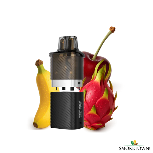 VOZOL Vista Plug Pod Dragonfruit Banana Cherry – 10ml Nachfüllcontainer Pod, 2ml Pod Vista Plug