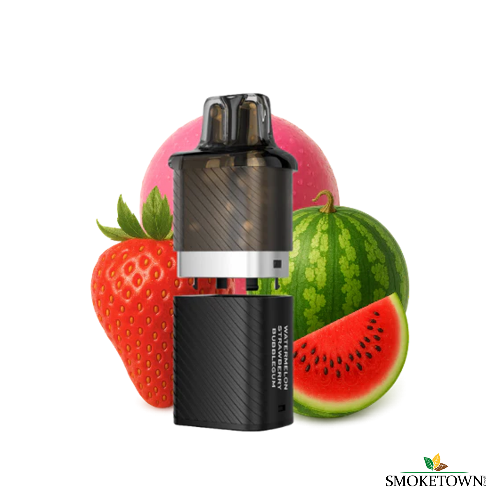 VOZOL Vista Plug Pod – Watermelon Strawberry Bubblegum – Bubblegum Vape Pod, Disposable Pod Vista