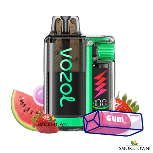 VOZOL VISTA PLUG - Watermelon Strawberry Bubblegum - 10'000 Züge – Erdbeer Kaugummi Vape, fruchtiger Plug Vape