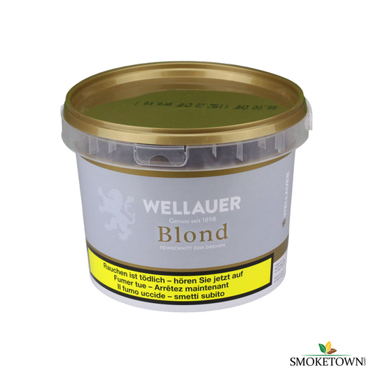 Wellauer Blond Tabakeimer + Hülsen/Papier – Feinschnitt Tabak Wellauer, Feinschnitt Zigarettentabak