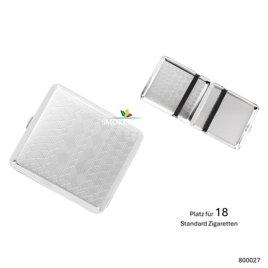 Angelo Zigaretten Etui Metall Chrom Satin – Raucherbedarf, Zigaretten Zubehör