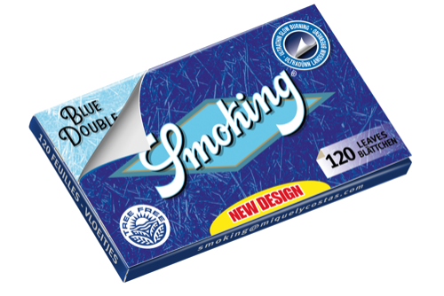Smoking Double - Blau – 10 g/m², authentisches Raucherlebnis