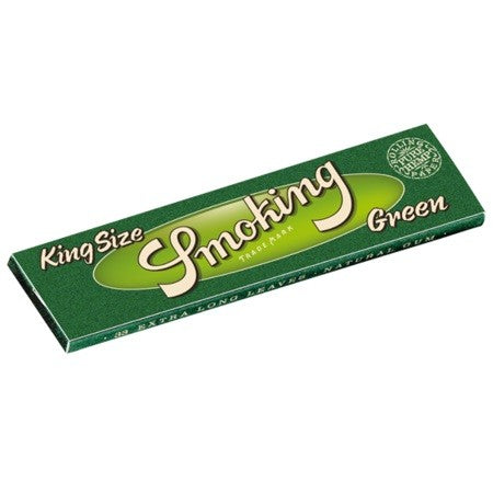 Smoking King Size - Green – Geschmacksneutral, Headshop