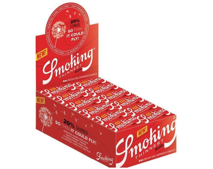 Display - Smoking Rolls - Red - The Thinnest