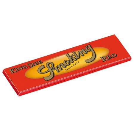 Smoking King Size - Red – Geschmacksneutral, Headshop