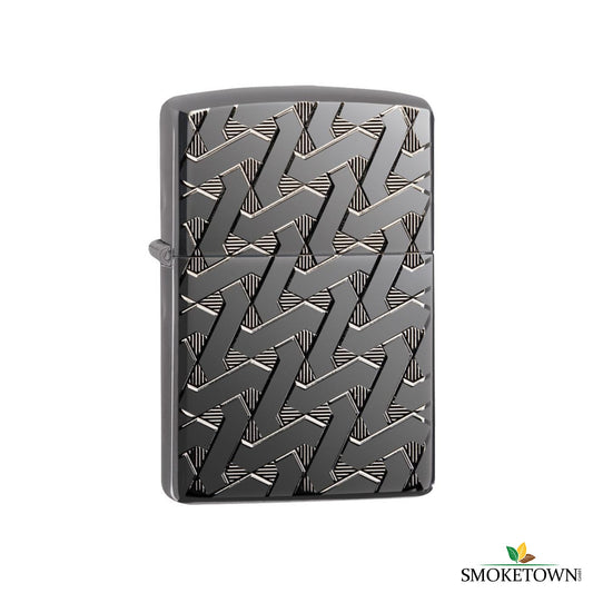 Zippo Geometric Weave Design Feuerzeug – geometric weave zippo, original zippo kaufen schweiz