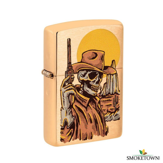 Zippo Wild West Skeleton Design Feuerzeug – original zippo kaufen schweiz, skeleton zippo