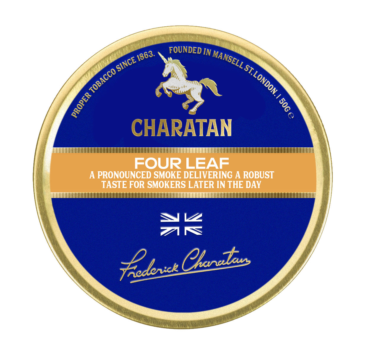 Charatan Four Leaf Pfeifentabak, 50-g-Dose