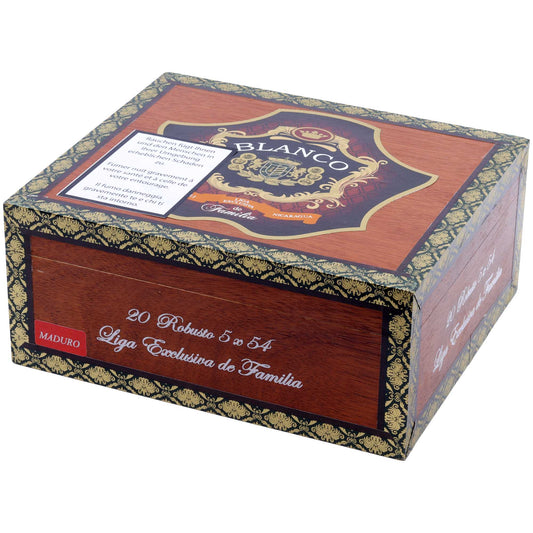 Blanco Liga Exclusiva Broadleaf Maduro Robusto Zigarre, Robusto-Format, Blanco Cigars
