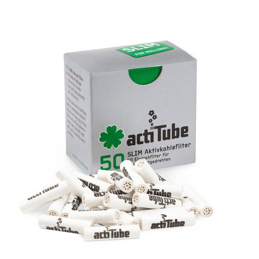 actiTube ActiveFilter 7mm Aktivkohlefilter, 50 Stück