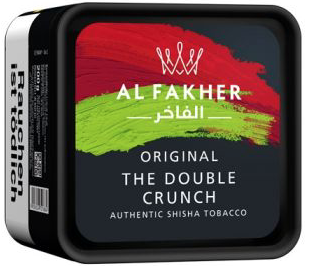 Al Fakher Doppelapfel / The Double Crunch 200G – 200g Shisha Tabak Dose, Al Fakher Doppelapfel 200g