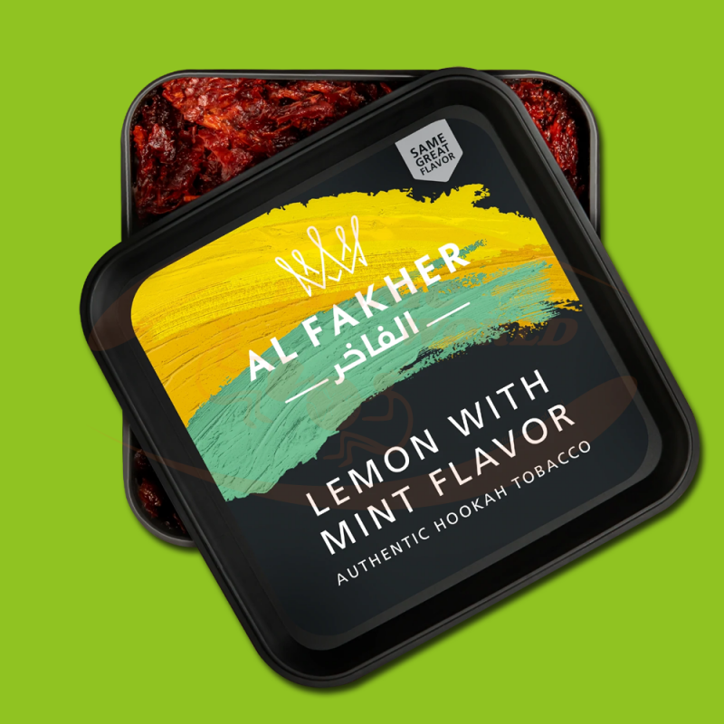 Al Fakher - Lemon Mint - 200g (Yellow) – Doppelapfel, Hookah