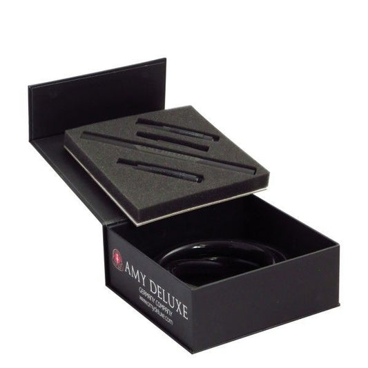 Amy Deluxe Schlauchset Box - Schwarz – Raucherlebnis, Rauchgenuss