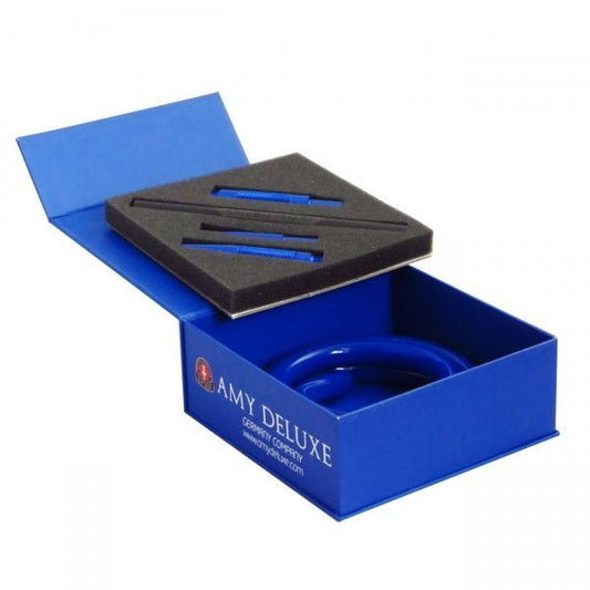 Amy Deluxe Schlauchset Box - Blau – Raucherlebnis, Rauchgenuss