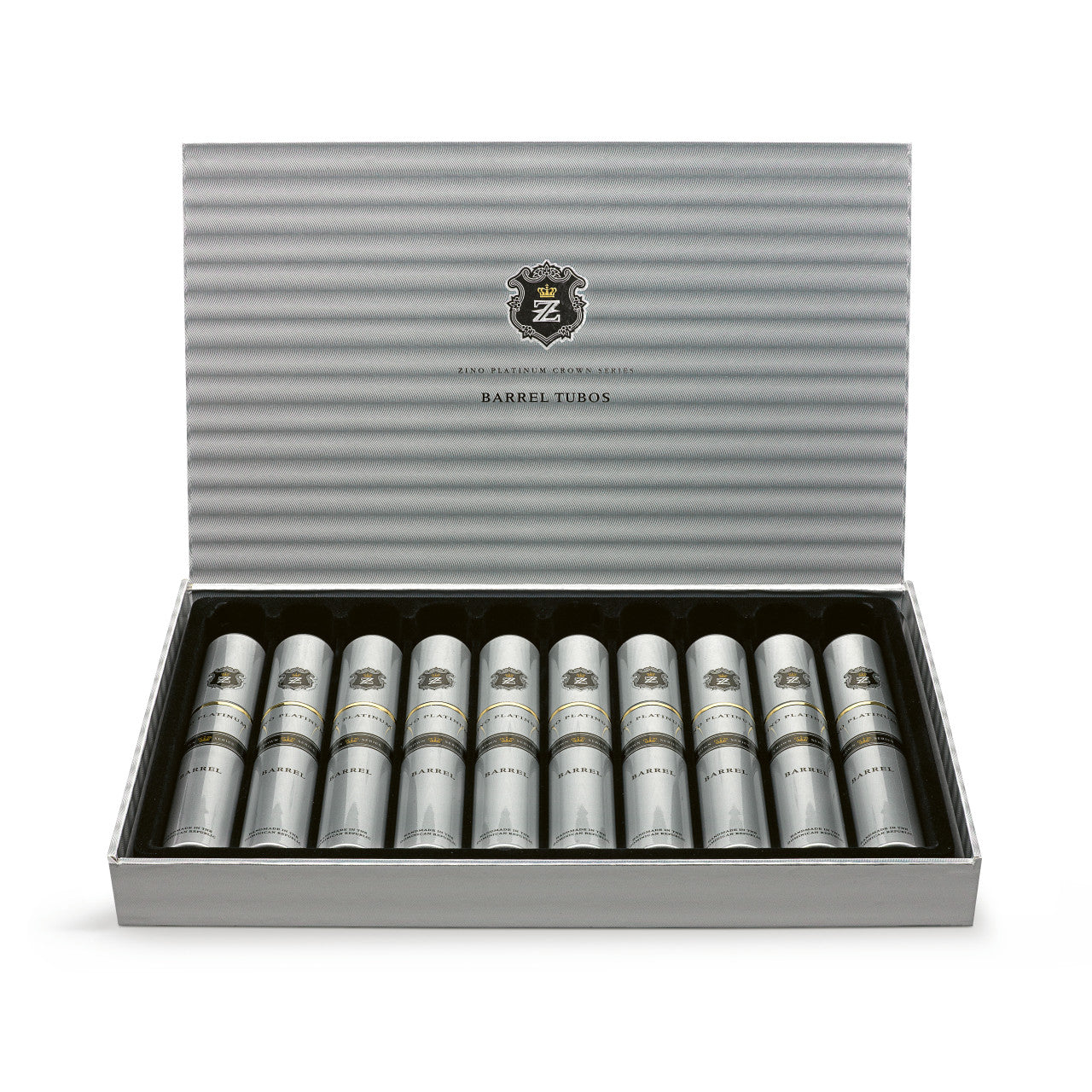 Zino Platinum Crown Series Barrel Kiste mit 10 Zigarren
