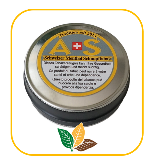 A+S SCHNUPFTABAK MENTHOL-FREI 10G