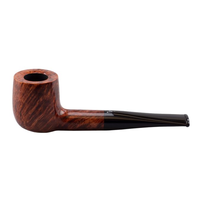 Ascorti Italia Smooth Straight Tabakpfeife, glatt, gerade, Bruyère mit 9-mm-Filter – Seitenansicht