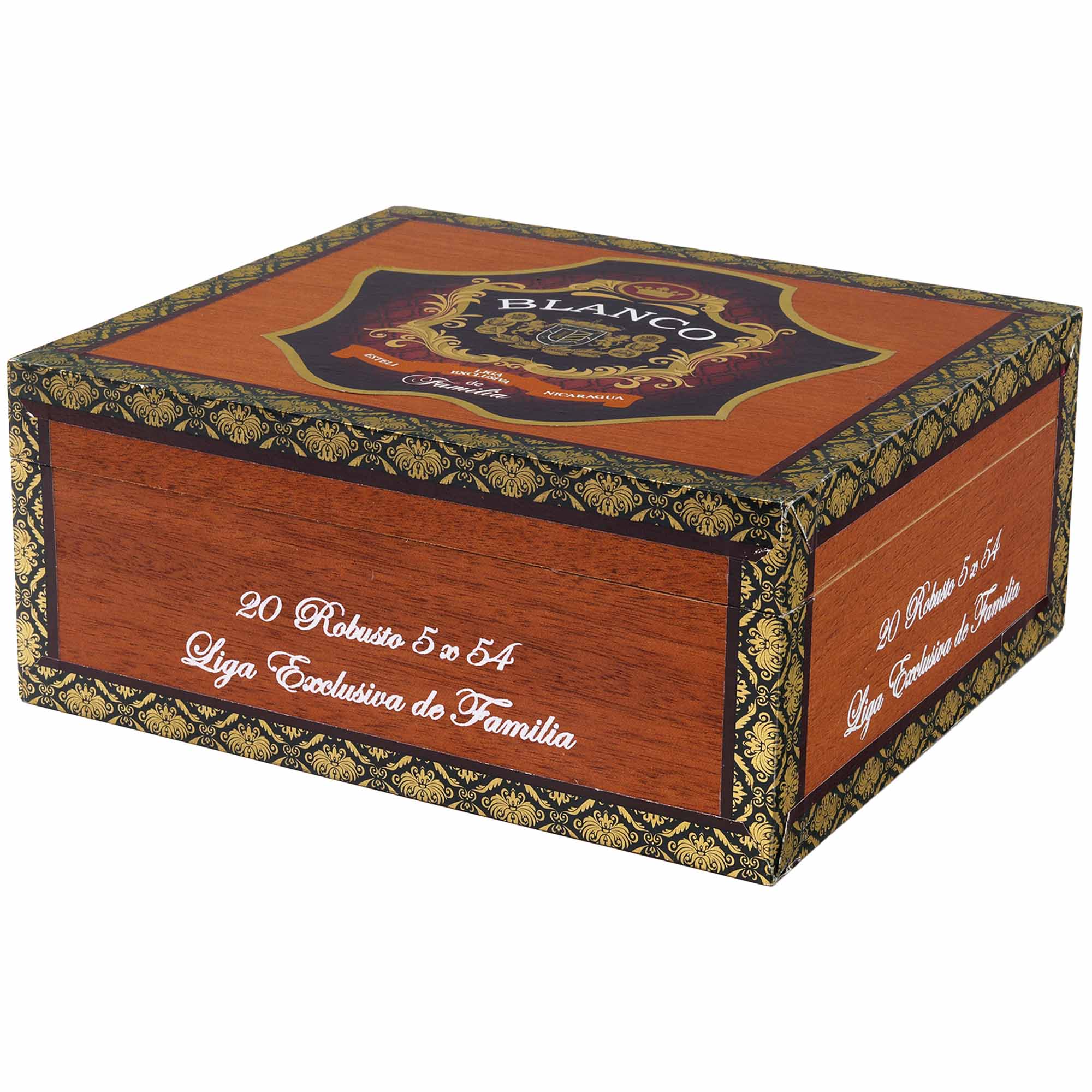 Blanco Liga Exclusiva de Familia Connecticut Shade Robusto Zigarre