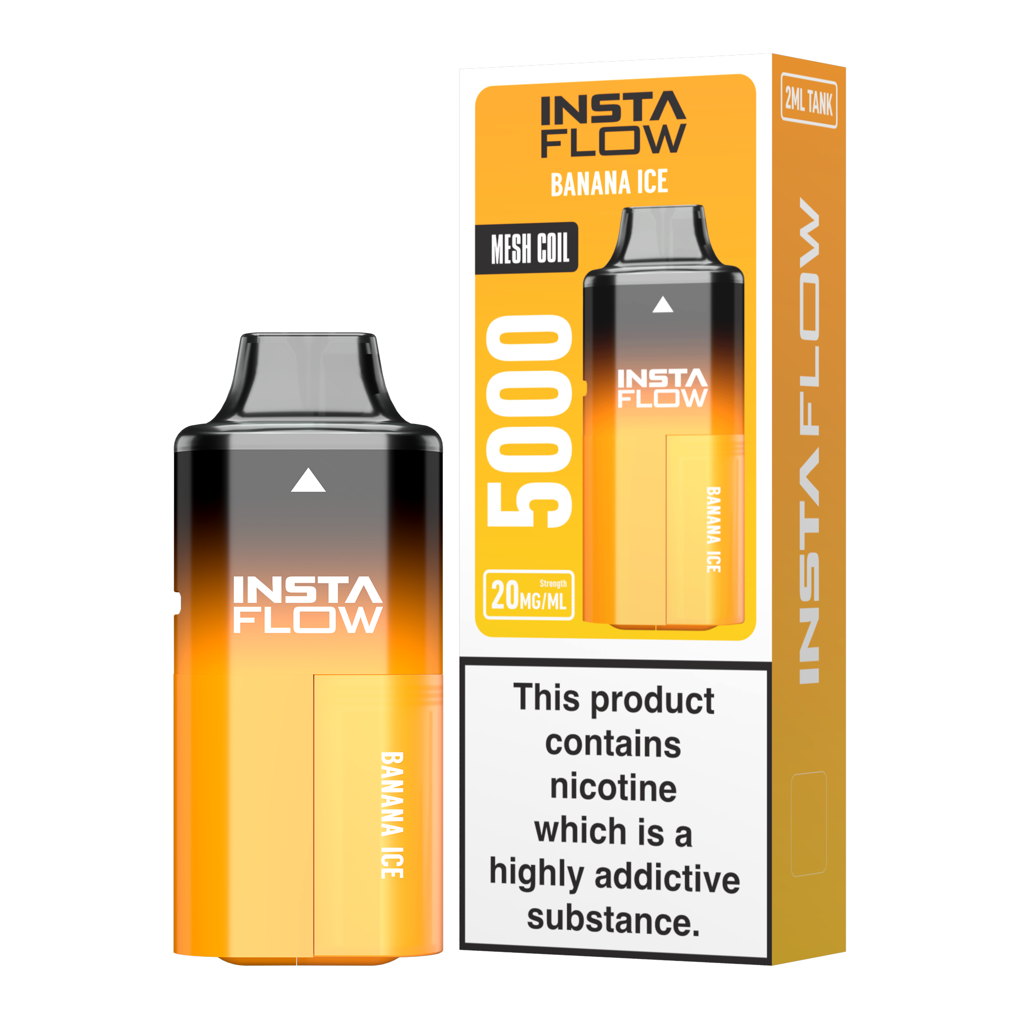 Instaflow 5000 - Banana Ice – 20mg Nikotinsalz, 5000 Züge