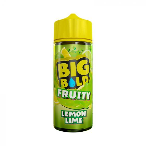 Big Bold Fruity Lemon Lime - 100ml - Shortfill – 100ml Shortfill ohne Nikotin, 70VG 30PG E-Liquid