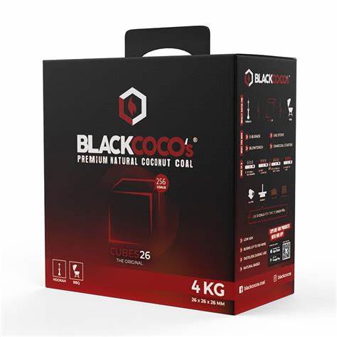 Black Cocos Premium Naturkohle 26mm - 4kg
