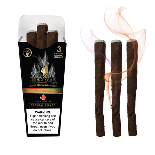 BLIZZR - Watermelon - Natural Leaf Cone - KS – Aromakapsel, aromatisierte Cones