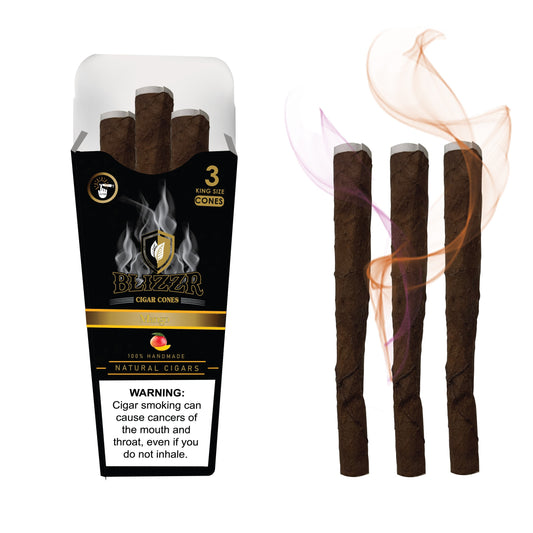 BLIZZR - Mango - Natural Leaf Cone - KS – Aromakapsel, aromatisierte Cones