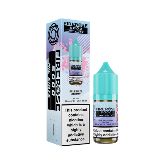 Firerose 5000 - Blue Razz Gummy – Liquid, Nicsalt