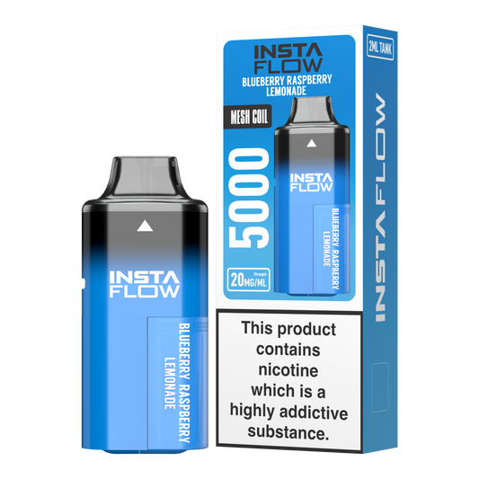 Instaflow 5000 - Blueberry Raspberry Lemonade – 20mg Nikotinsalz, 5000 Züge