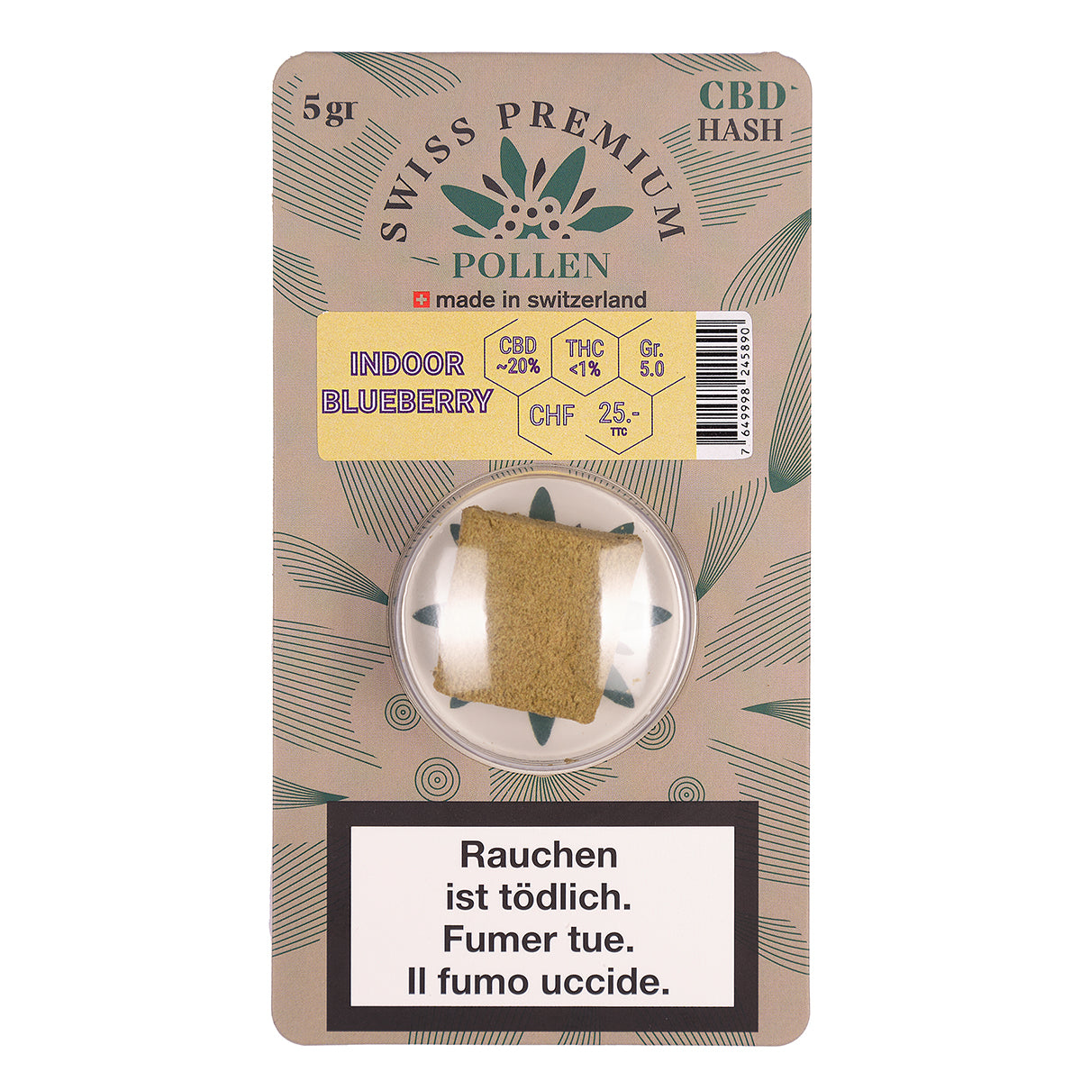 Swiss Premium Pollen - Indoor Blueberry 5g