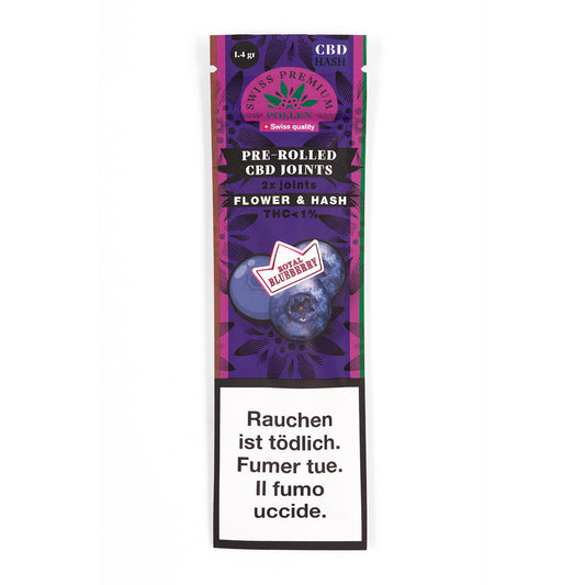 Swiss Premium Pollen - Pre Rolled Joint Blueberry 2 Stück