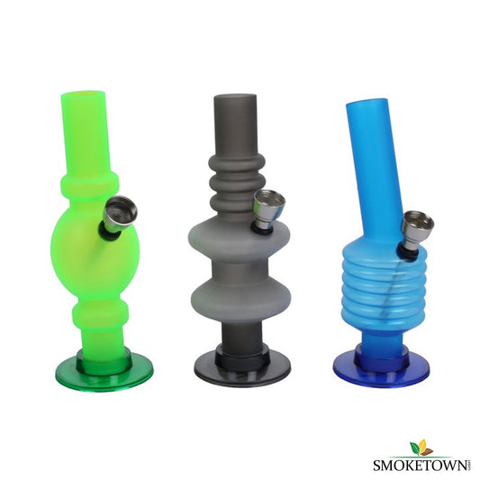 Acryl Bong Mini Frosted - 15cm – Acryl Bong kaufen Schweiz, Acrylbong für unterwegs