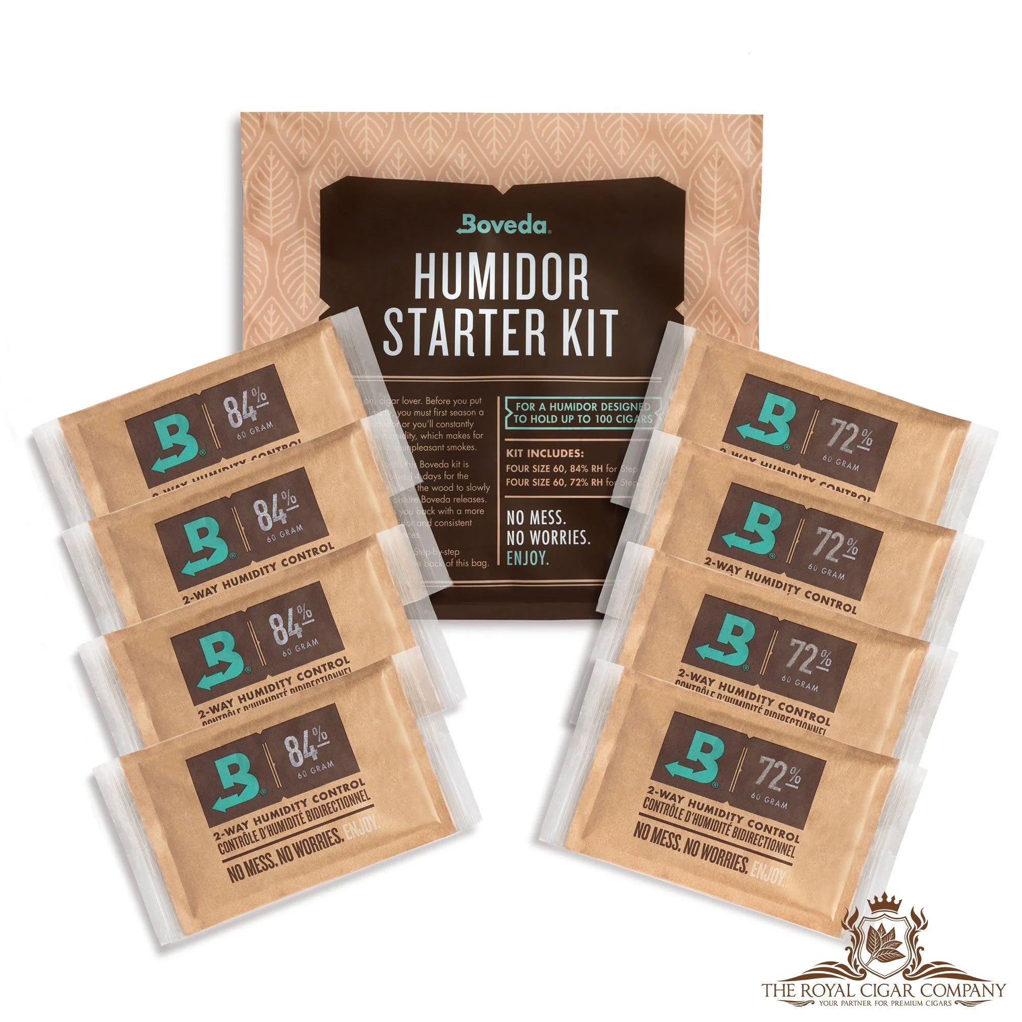 Boveda Humidor Starter Kit zum Einfahren eines Humidors