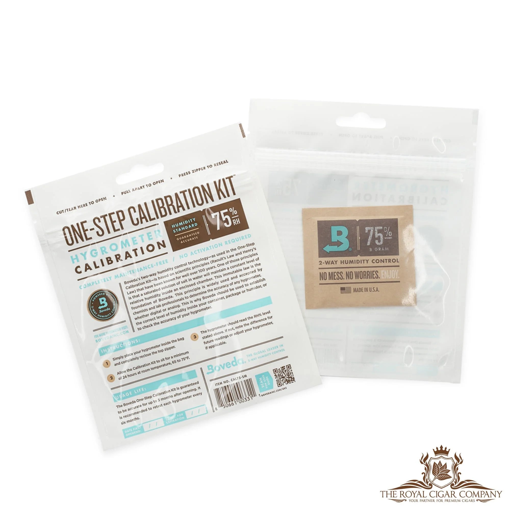 Boveda One-Step Kalibrierungsset 75 % für Hygrometer