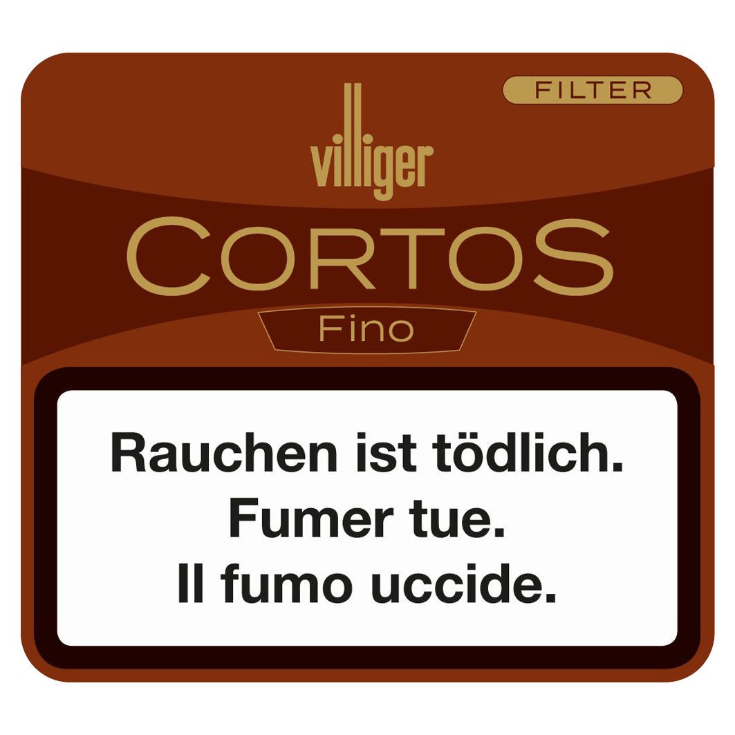 Villiger Cortos Gold Fino Filter